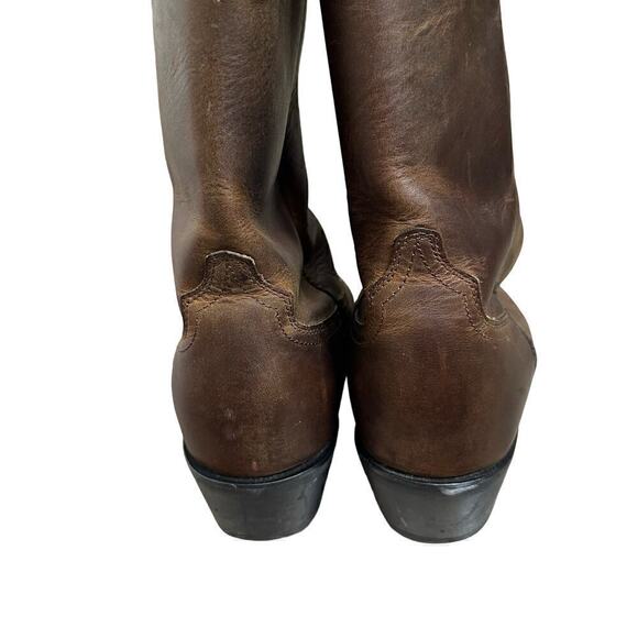 Ariat 4LR Men's Western Cowboy Boots Brown Size 9EE Extra Wide - Picture 4 of 8